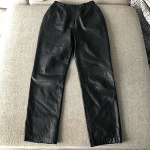 Reformation Vintage High Waisted Leather Pants